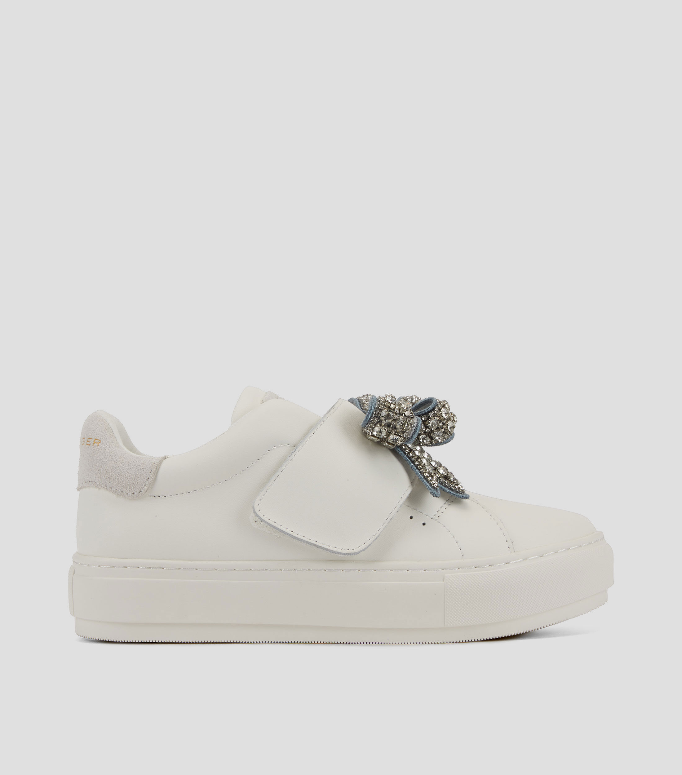 Tenis casuales con plataforma Laney Bow en piel Mujer